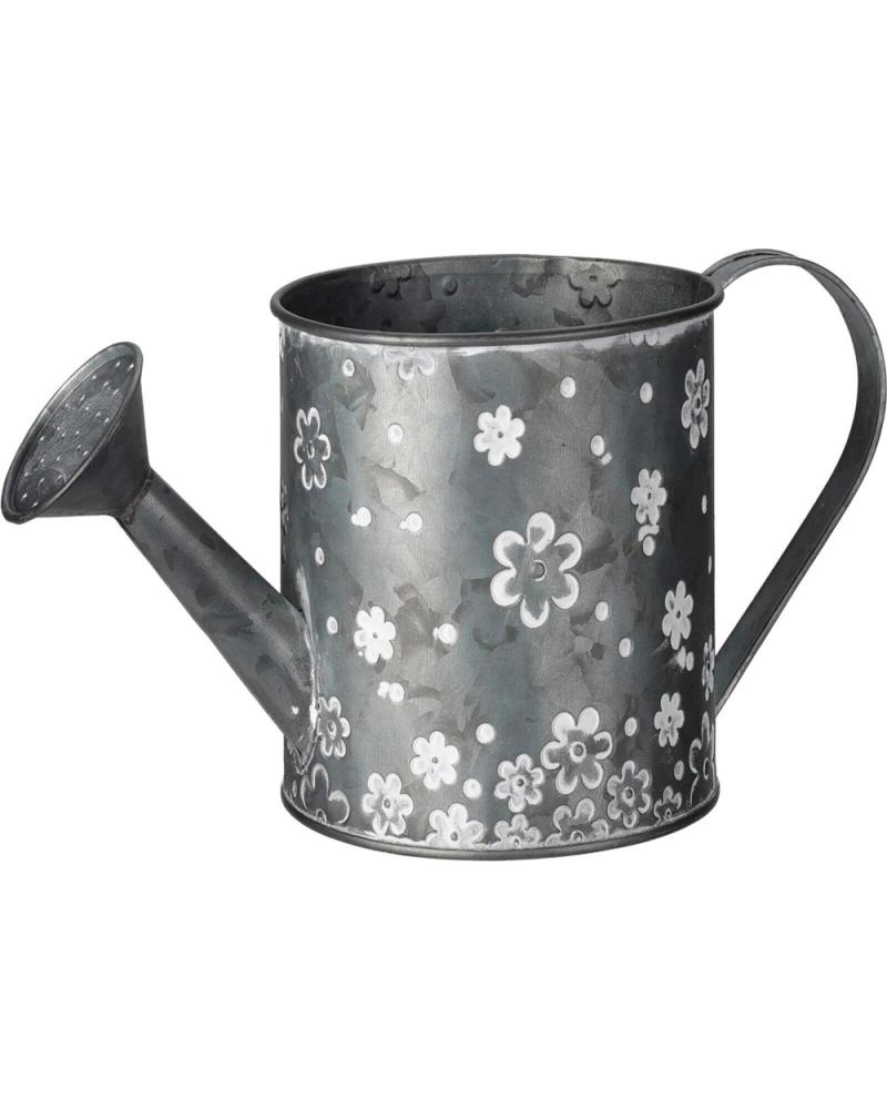 PROGARDEN REGADERA DECORATIVA DE METAL CON MOTIVOS FLORALES MULTICOLOR