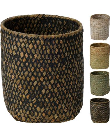 PROGARDEN CESTA DECORATIVA TRENZADA MULTIUSOS PROGARDEN MULTICOLOR