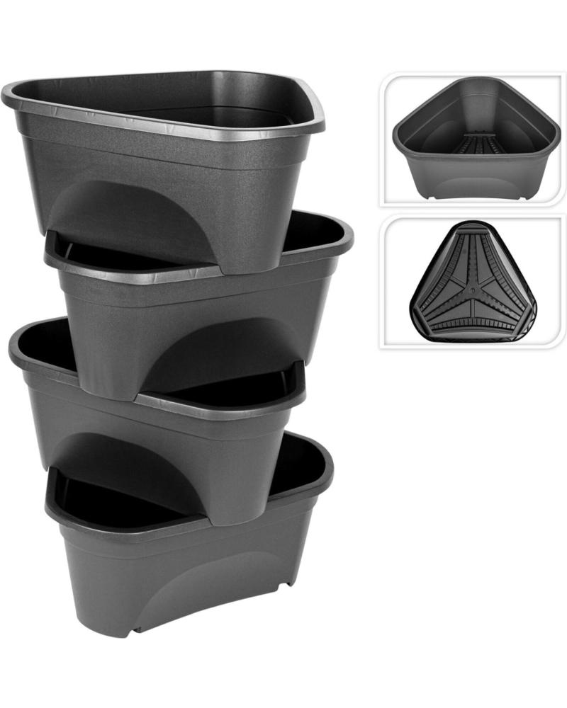 PROGARDEN PROGARDEN MACETERO VERTICAL APILABLE MODULAR MULTICOLOR