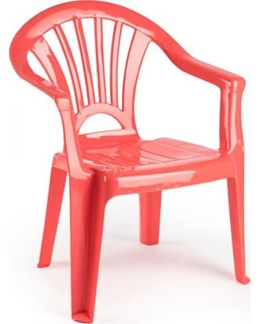 PLASTICFORTE SEDIA DA GIARDINO FISSA IN POLIPROPILENE MULTICOLOR