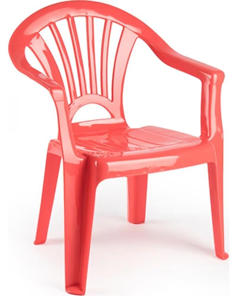 PLASTICFORTE SEDIA DA GIARDINO FISSA IN POLIPROPILENE MULTICOLOR