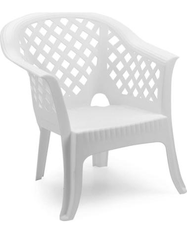 PROGARDEN SILLA DE JARDÍN FIJA EN RESINA MULTICOLOR