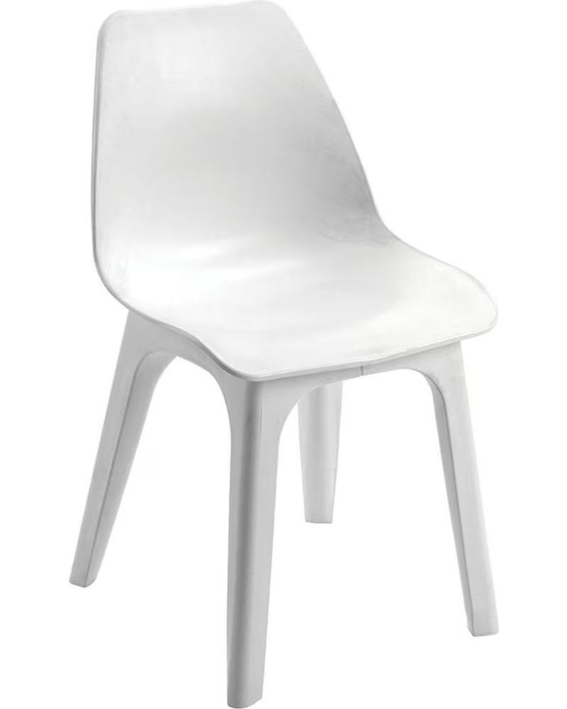 PROGARDEN CADEIRA FIXA COM DESIGN ERGONÓMICO EM POLIPROPILENO MULTICOLOR