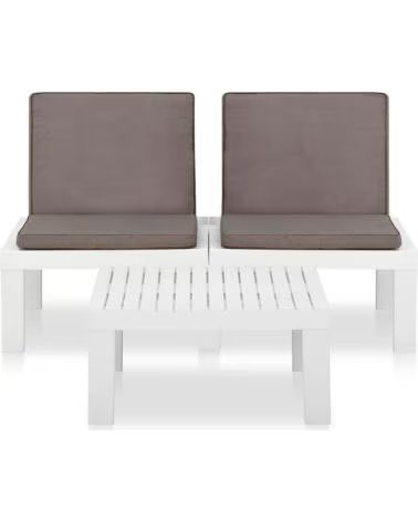 PROGARDEN CONJUNTO DE JARDIM PROGARDEN COM MESA E CADEIRAS MULTICOLOR