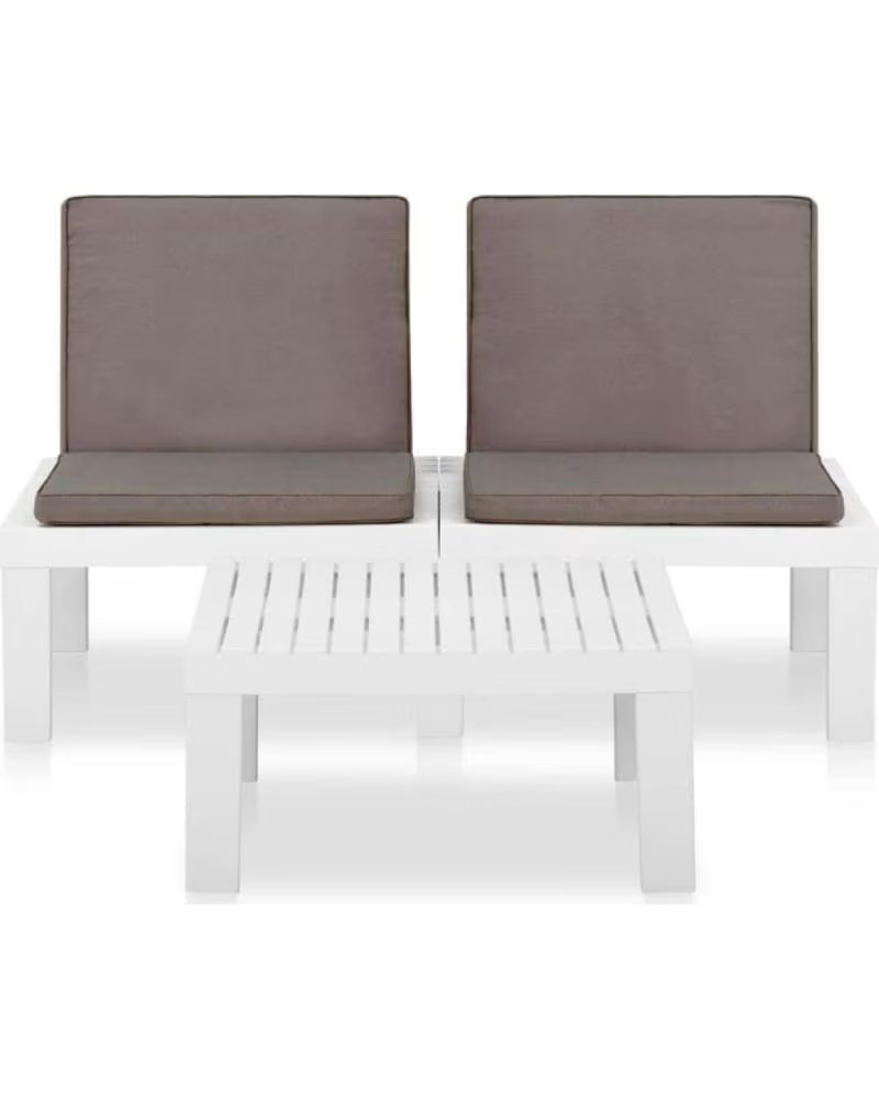 PROGARDEN CONJUNTO DE JARDIM PROGARDEN COM MESA E CADEIRAS MULTICOLOR