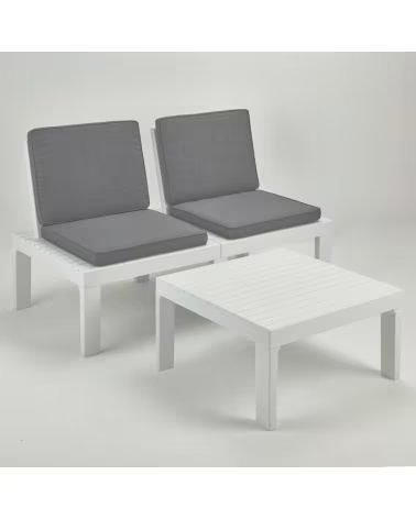 PROGARDEN CONJUNTO DE JARDIM PROGARDEN COM MESA E CADEIRAS MULTICOLOR