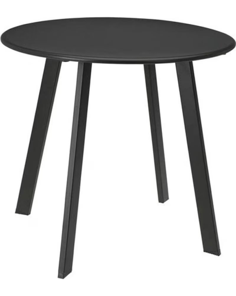 PROGARDEN RUNDER MINIMALISTISCHER BEISTELLTISCH AUS METALL MULTICOLOR
