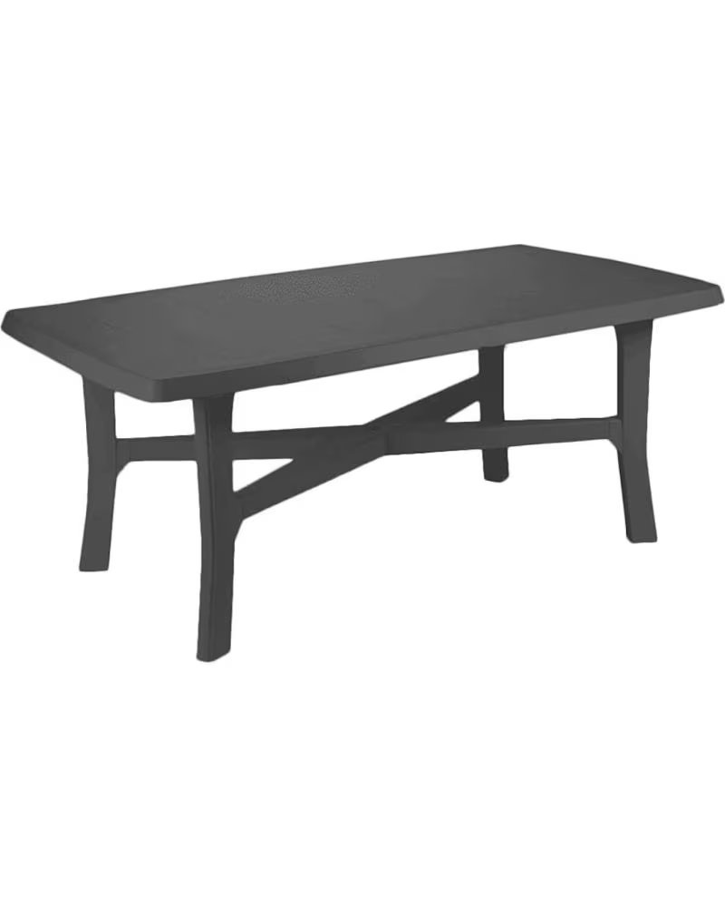 PROGARDEN TAVOLO DA ESTERNO FISSO STRUTTURA A X MULTICOLOR