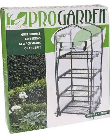 PROGARDEN SERRE VERTICALE 4 NIVEAUX AVEC HOUSSE TRANSPARENTE MULTICOLOR