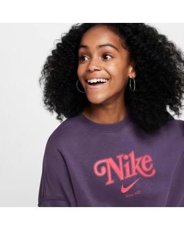 NIKE FELPA NIKE HM0531 LILA