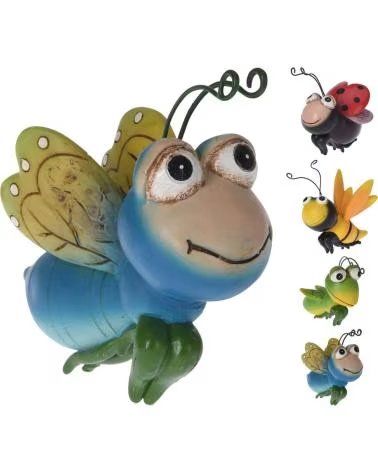 PROGARDEN FIGURA DECORATIVA DE JARDIM INSETO MULTICOLOR