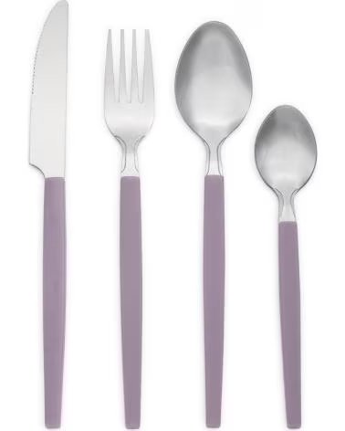 QUID SET POSATE IN ACCIAIO INOSSIDABILE CON IMPUGNATURA ERGONOMICA MULTICOLOR
