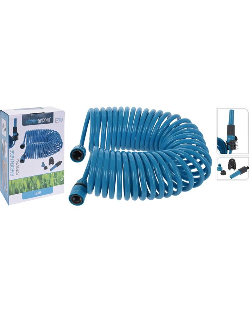 PROGARDEN MANGUERA EN ESPIRAL PROGARDEN CON ACCESORIOS DE RIEGO MULTICOLOR