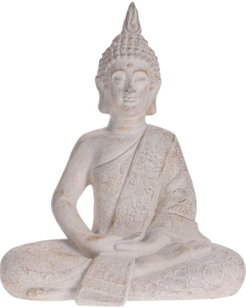 PROGARDEN FIGURA DECORATIVA BUDA SENTADO ESTILO ZEN MULTICOLOR