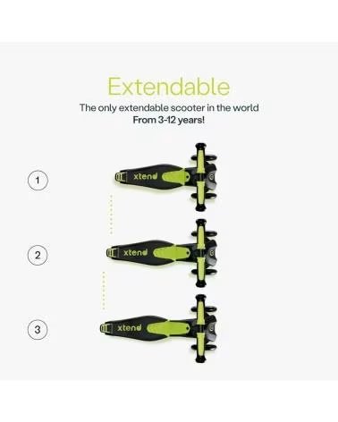 JOY KIDS TROTTINETTE SMARTRIKE XTEND ST1202 LIME VERDE CLARO