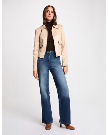 MORGAN CHAQUETA 077-52766123819347 EN MARRON PARA MUJER BEIG CLARO