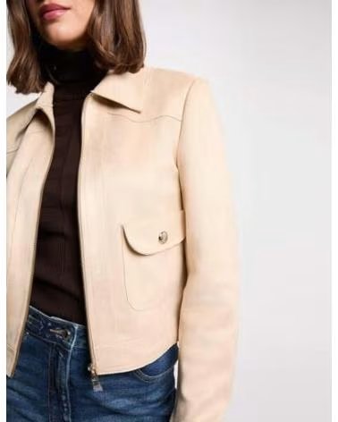 MORGAN CHAQUETA 077-52766123819347 EN MARRON PARA MUJER BEIG CLARO