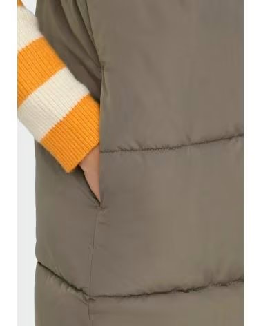 ONLY GILET LUNGO TRAPUNTATO ALINA 15241995 VERDE