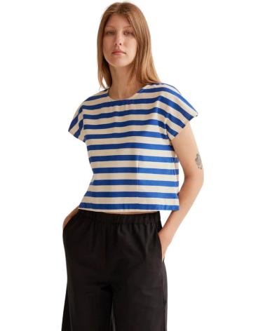 COMPAIA FANTASTICA TOP A RAYAS MANGA CORTA MULTICOLOR