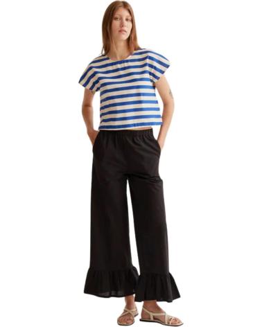 COMPAIA FANTASTICA TOP A RAYAS MANGA CORTA MULTICOLOR