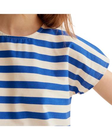 COMPAIA FANTASTICA TOP A RAYAS MANGA CORTA MULTICOLOR