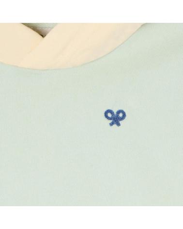SILBON SUDADERA CON CAPUCHA Y ESTAMPADO DE TENIS VERDE