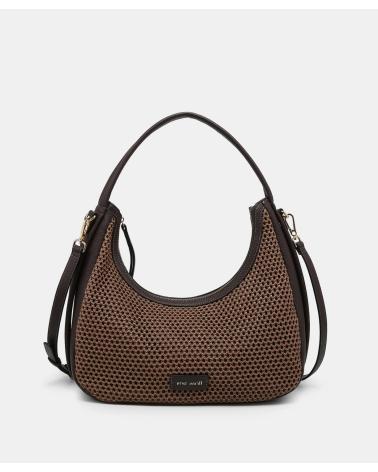 PEPE MOLL BOLSO HOBO REJILLA MARRON — 261302 MARRóN