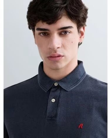 REPLAY CAMISETA DE MANGA CORTA 077-53367402135891 EN NEGRO PARA HOMBRE AZUL MARINO