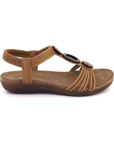 AMARPIES 26676 SANDALIAS DE MUJER BRONCE