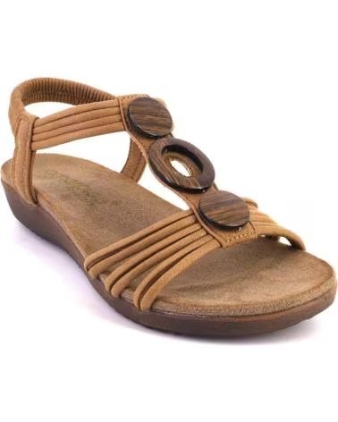 AMARPIES 26676 SANDALIAS DE MUJER BRONCE