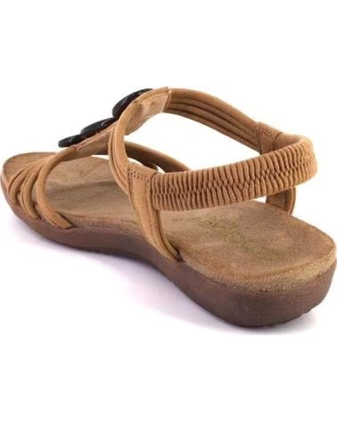 AMARPIES 26676 SANDALIAS DE MUJER BRONCE