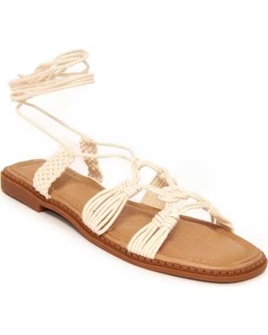 MONTEVITA SANDALI MONTEVITA CORDEPLAN CON LACCI WHITE