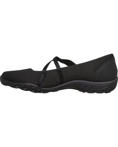 SKECHERS BALLERINE SKECHERS 100771 BREATHE-EASY BLACK