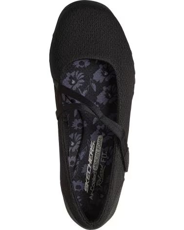 SKECHERS BALLERINE SKECHERS 100771 BREATHE-EASY BLACK