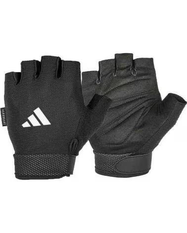 ADIDAS FITNESS TRAINING GLOVES WITH VELCRO CLOSURE NEGRO