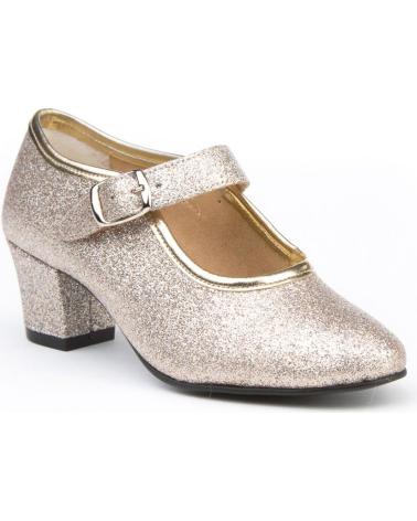 Shuhe ferse für Damen und Mädchen ANGELITOS ZAPATO FLAMENCA 306 PLATINO