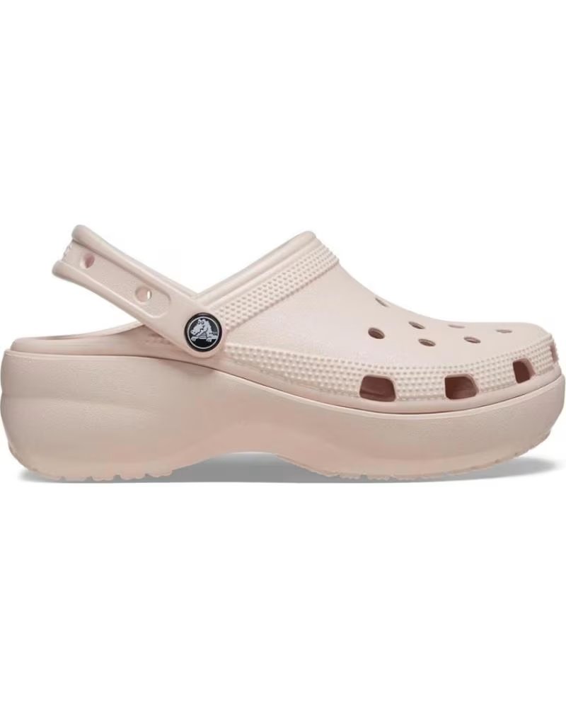 CROCS PLATFORM CLOG SANDALS 206750 NUDE