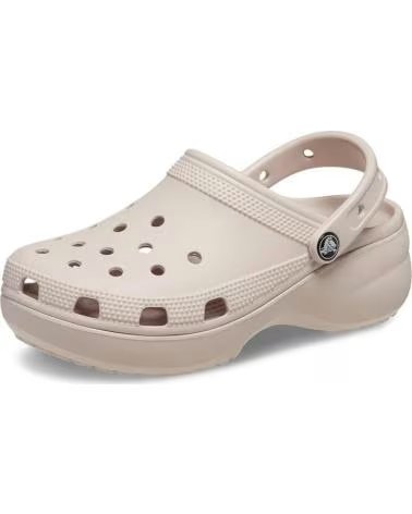 CROCS PLATFORM CLOG SANDALS 206750 NUDE
