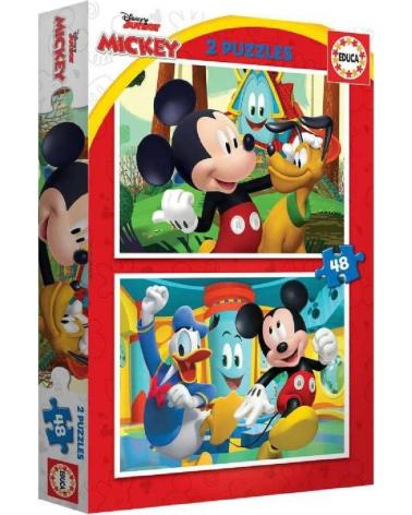 EDUCA SET DE 2 PUZZLES DISNEY MICKEY MOUSE EDUCA NAN