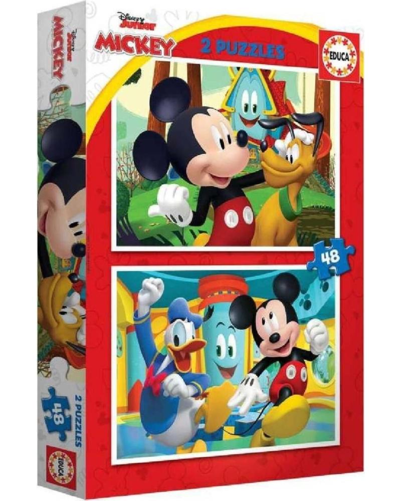 EDUCA SET DE 2 PUZZLES DISNEY MICKEY MOUSE EDUCA NAN