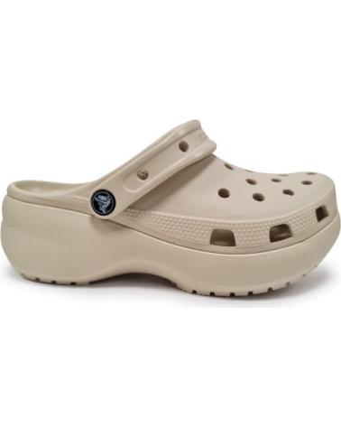 CROCS CLASSIC PLATFORM CLOG BEIGE
