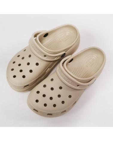 CROCS CLASSIC PLATFORM CLOG BEIGE