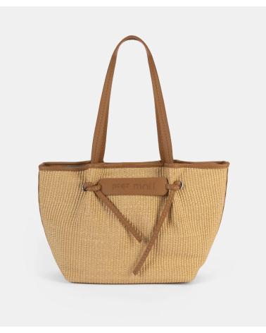 PEPE MOLL BOLSO HOMBRO RAFIA SAND — 261311 BEIGE