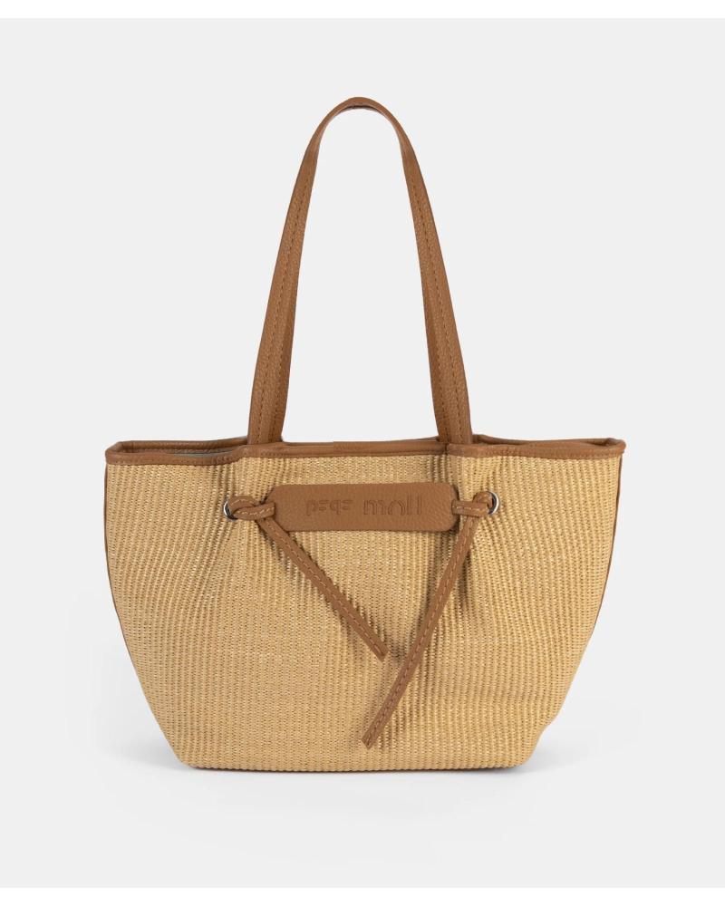 PEPE MOLL BOLSO HOMBRO RAFIA SAND — 261311 BEIGE