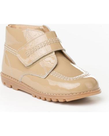 Sapatos de Menina e Menino ANGELITOS BOTIN PIEL 306 CAMEL