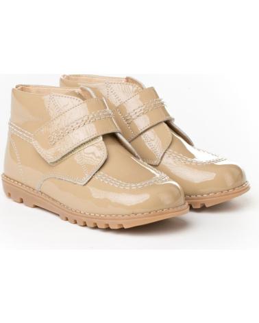 Sapatos de Menina e Menino ANGELITOS BOTIN PIEL 306 CAMEL