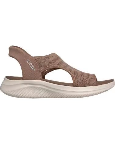 SKECHERS SLIP-INS SANDALEN 119805 TAUPE