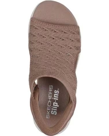 SKECHERS SLIP-INS SANDALEN 119805 TAUPE