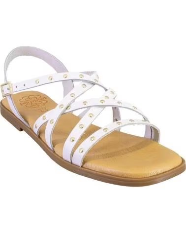 PORRONET SANDALIA PORRONET 3223 CON TIRAS Y HEBILLA BLANCO