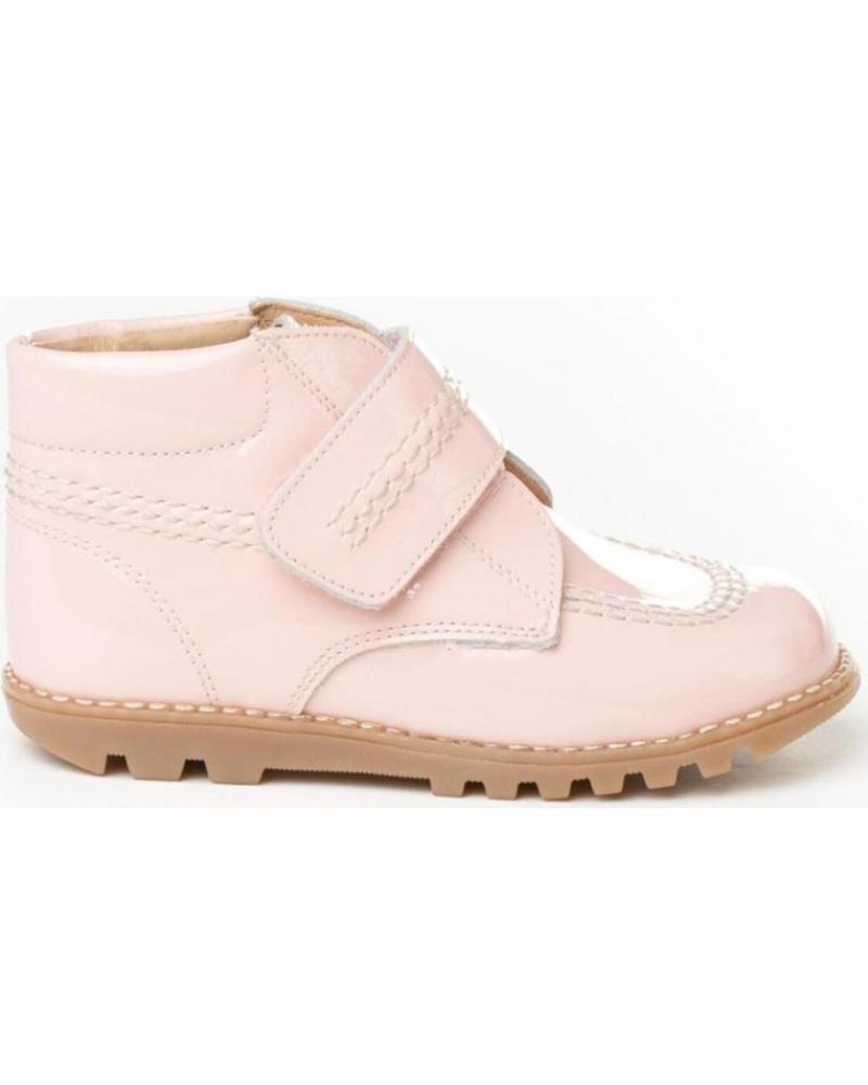 girl and boy Mid boots ANGELITOS BOTIN PIEL 306 ROSA